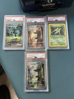 PSA Graded Pokemon TCG 4-Card Lot Zekrom ex Charmeleon Scyther Holo - Image 1