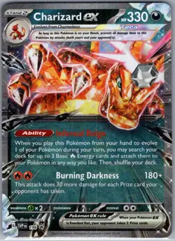 Charizard ex SVP 196 SV: Scarlet & Violet Promo Cards - Pokemon Card - NM - Image 1
