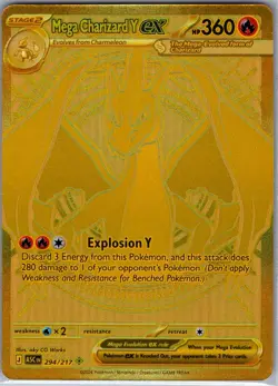 Mega Charizard Y ex 294/217 ME: Ascended Heroes - Pokemon Card - NM - Image 1