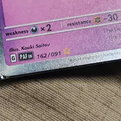 Pokemon Ceruledge TCG Holo Shiny Rare Card 162/091 Paldean Fates - Image 4