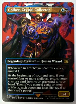 Golbez, Crystal Collector - MTG Final Fantasy - Borderless Rare - 0395 NM - Image 1