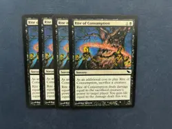 MTG 4X SHADOWMOOR RITE OF CONSUMPTION NM MAGIC THE GATHERING SORCERY BLACK - Image 2