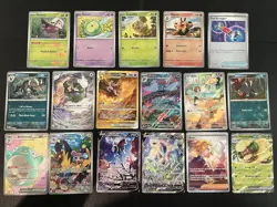 Lot Of 17 Pokemon Cards - V, Vstar, Ex, SIR, IR, Pokeball Reverse, Full, Alt Art - Image 1