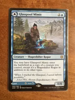 GLASSPOOL MIMIC English MTG Magic The Gathering / EXC - Image 1