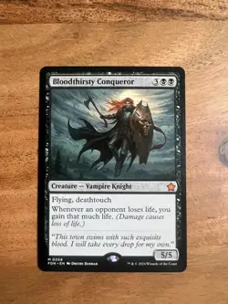 BLOODTHIRSTY CONQUEROR / MTG Magic The Gathering / Exc / NM - Image 1