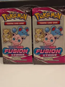 Pokemon Sword & Shield Fusion Strike 3 Card Mini Pack (2 sealed packs) - Image 1