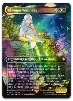 Estinien Varlineau (Borderless) (Chocobo Track Foil) #474 NM Final Fantasy - Image 1