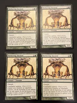4x SHELTERING ANCIENT mtg Magic NM UP Coldsnap - Image 1