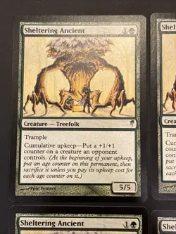 4x SHELTERING ANCIENT mtg Magic NM UP Coldsnap - Image 2