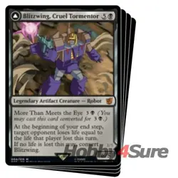 Blitzwing, Cruel Tormentor X4 M/NM Magic: The Gathering MTG Transformers - Image 1