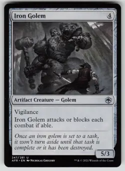 Iron Golem Normal U Adventures in the Forgotten Realms 247 NM - Image 1