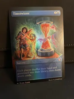 Borderless Full Art Foil Timetwister Proxy - Image 1