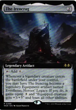 The Irencrag (Extended Art) R Wilds of Eldraine 368 NM - Image 1