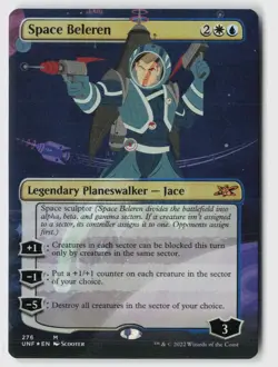 Space Beleren (Borderless) #276 (Foil) (NM) Unfinity UNF Magic MTG - Image 1
