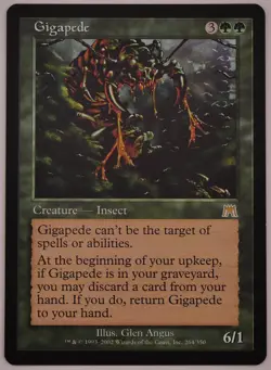 Gigapede MTG ONS 264 Graveyard Recursion Insect Creature - Image 1