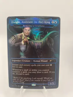 MTG Dwight Assistant (to the) King Secret Lair Foil NM Baral Chief of Compliance - Image 1