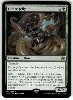 Ochre Jelly 196 Rare Adventures in the Forgotten Realms Magic: The Gathering NM - Image 1