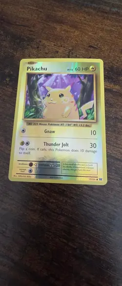 Pikachu 35/108 Common Evolutions Pokemon Reverse Holo Near Mint - Image 1