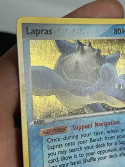 2006 Pokemon EX Legend Maker Lapras Holo #8/92 - Image 3