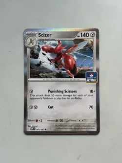 Pokemon TCG Gym Stamp Promo Scizor 141/197 Asia Exclusive - Image 1