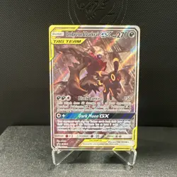 Pokemon Umbreon & Darkrai GX SM241 SM Promo TAG TEAM Holo Basic 270 HP 2020 - Image 1
