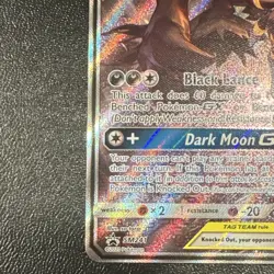Pokemon Umbreon & Darkrai GX SM241 SM Promo TAG TEAM Holo Basic 270 HP 2020 - Image 3