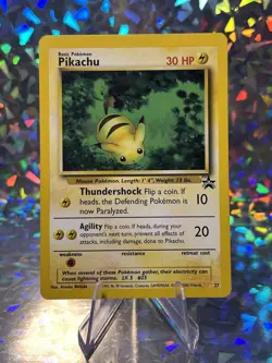 1999 Pikachu Vintage Pokemon Card Promo The First Movie #27 - Image 1