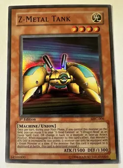 Yu-Gi-Oh! TCG Z-Metal Tank Magicians Force MFC-006 1st Edition Super Rare - Image 1
