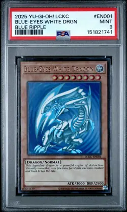 YU-GI-OH! LCKC-LEGENDARY COLLECTION KAIBA MEGA PACK BLUE-EYES WHITE DRAGON PSA 9 - Image 1