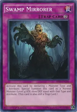 1x Swamp Mirrorer - 1st Edition NM Eng YuGiOh - Battle Pack 3: Monster League - Image 1