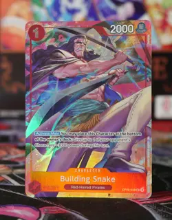 One Piece TCG OP09-008 Building Snake English Best Selection Vol 4 Alt ENG PROMO - Image 1