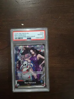 2025 ONE PIECE PROMOS PSA MAGAZINE EXCLUSIVE #038 BOA HANCOCK PSA 10 - Image 1