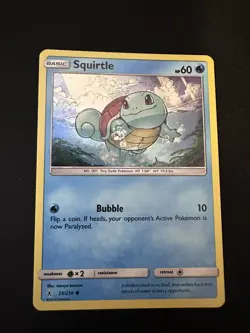 Squirtle - 33/214 Unbroken Bonds Common Pokemon Card - Image 1