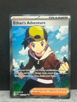 Ethan's Adventure 221/182 Ultra Rare Destined Rivals Holo Near Mint - Image 1
