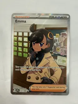 Emma Trainer-Supporter 107/086 Full Art Pokemon TCG Chaos Rising - Image 1