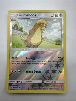 Pokemon TCG Gumshoos Reverse Holo 113/156 Ultra Prism - Image 1