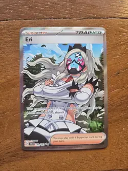 Eri Holo Full Art Ultra Rare Trainer 199/162 Pokemon TCG Temporal Forces - Image 1