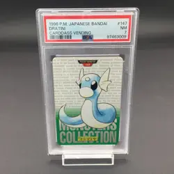 PSA7 1996 Pokemon Bandai Carddass 147 Dratini - Image 1