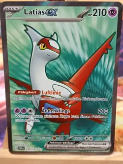 Latias Ex 220/191 Sturmische Funken Deutsch NM Pokemon - Image 1