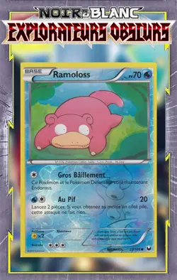 Ramoloss Reverse - NB05:Explorateurs Obscurs- 23/108 - Carte Pokemon Francaise - Image 1