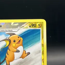 Raichu 3/17 LP Awesome Cracked Ice Holo Rare Pop Series 9 Pokemon League Promo! - Image 3