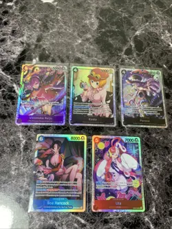 One Piece Extra Booster: Heroines Edition EB03 Lot 5x SR *NO RESERVE *FREE SHIP - Image 1
