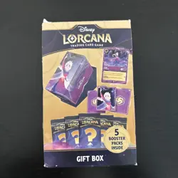 2025 Ravensburger Disney Lorcana Elsa Promo Card 5 Booster Pack Gift Box. - Image 1