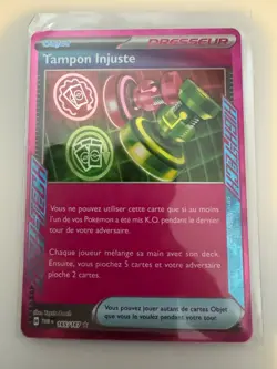 Unfair Stamp (French Card Tampon Injuste) 165/167 Pokemon TCG - Image 1