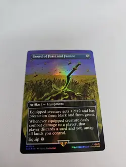 Sword of Feast and Famine Borderless FOIL #124 | ACR Assassin's Creed | MTG - Image 1
