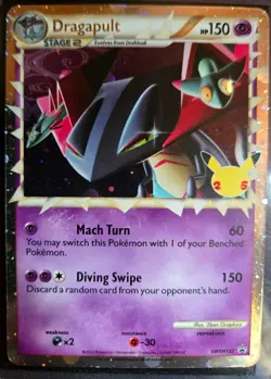 Dragapult SWSH132 Pokemon Card. Sword & Shield Promo Celebrations Holo MINT - Image 1