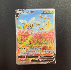 Pokemon Card Beedrill V 161/189 Set Lucentezza Siderale ENG Inglese Near Mint - Image 1