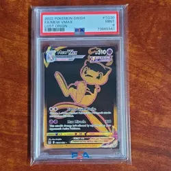 Mew VMAX TG30/TG30 Lost Origin Trainer Gallery Holo Full Art PSA 9 - Image 1