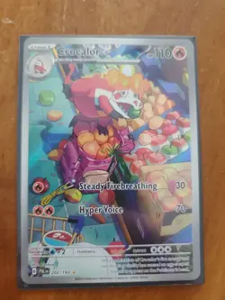 Pokemon TCG Crocalor Scarlet & Violet Paldea Evolved 202/193 - Image 1