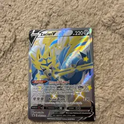 Zacian V SWSH292 Promo SWSH Black Star Pokemon NM - Image 1